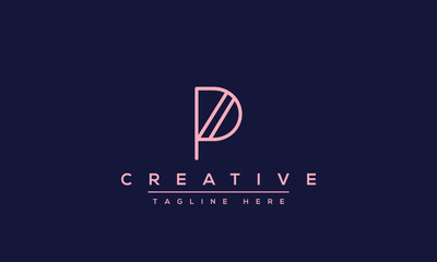 Modern elegant creative P Logo Design and template. PP icon initial Based Monogram and Letters in vector.