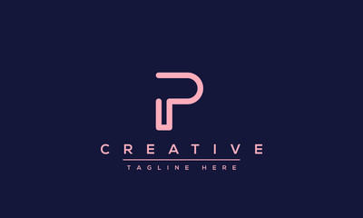 Modern elegant creative P Logo Design and template. PP icon initial Based Monogram and Letters in vector.