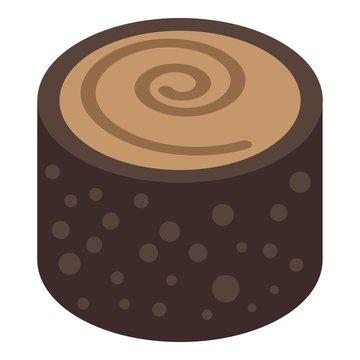 Arab sweet cookies icon. Isometric of arab sweet cookies vector icon for web design isolated on white background