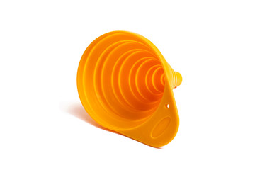 Funnel for water isolated on white background