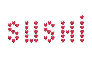 Food, tasty, cataring, diet, sushi, cafe, restaurant, heart, sushi roll, diet food, dessert, eat, cook, cooking, kitchen, love, decor, diet food, lunch, romantic,  symbol, symbols, healthy, decoration