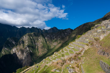 Obraz premium A view of Machu Pichu ruins, Peru