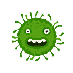 Coronavirus COVID 19. Viral pneumonia, disease vector illustration