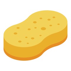 Baby wash sponge icon. Isometric of baby wash sponge vector icon for web design isolated on white background