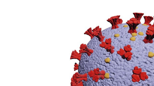 Corona virus 3D background Animation