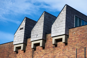 Baptist church post modern art deco architecture design