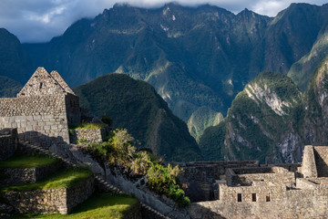 A view of Machu Pichu ruins, Peru