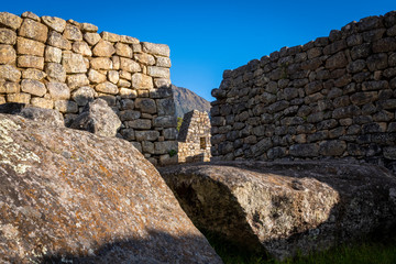 A view of Machu Pichu ruins, Peru