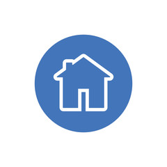 Fototapeta premium Stay at home vector icon. #Stayhome prevention campaign symbol.