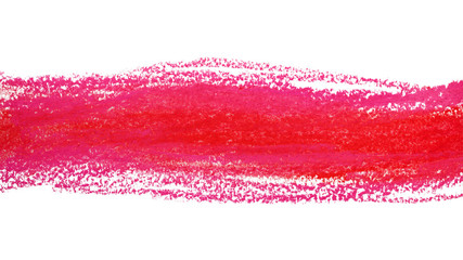 Pastel, crayon, chalk stripe background pink, red. stripe line with paper texture and striped crayon lines drawn waves