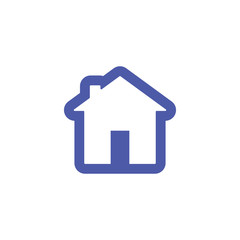 Fototapeta premium Stay at home vector icon. #Stayhome prevention campaign symbol.