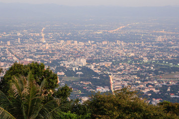 Chiang Mai city from Doi Suthep