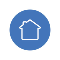 Stay at home vector icon. #Stayhome prevention campaign symbol.