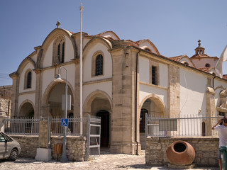 Obraz premium PANO LEFKARA, CYPRUS - July 19, 2019: Streets in an old village of Pano Lefkara. Larnaca District, Cyprus.