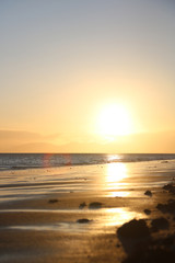 Sunset Seaside Vertical