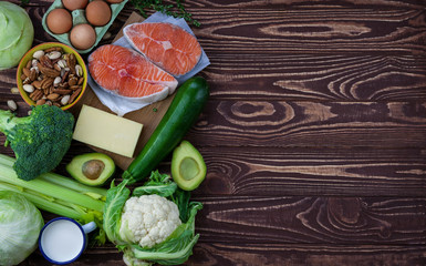 Ketogenic diet concept