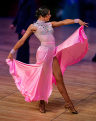 Ballroom Dancer in Pink