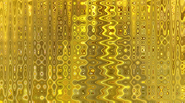 Original yellow artwork design, golden liquid