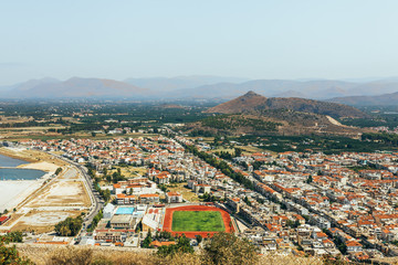 Awesome Seaview from the casstle of Naphplion. Greece