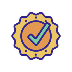best seller icon vector. best seller sign. color isolated symbol illustration