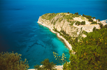 Fototapeta na wymiar Awesome Seaview from the casstle of Naphplion. Greece