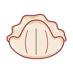 cookie food japanese menu cartoon isolated icon