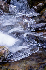 Ice sculpted by nature