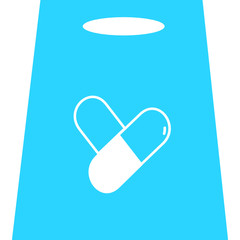 Paper shopping bag icon, logo. Shopping bag for advertising and branding collection for retail design. Perfect for your web page, ui, mobile. Gift boxing vector illustration for products and things.