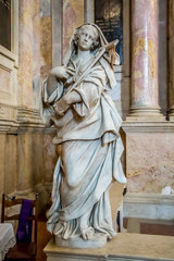 Obraz premium Interiors of the Church of Saint Anastasia in Verona, Veneto, Italy