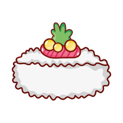 rice fish wasabi peas food japanese menu cartoon isolated icon