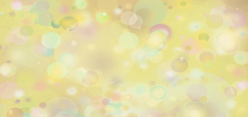Abstract clear yellow blurred bokeh design background