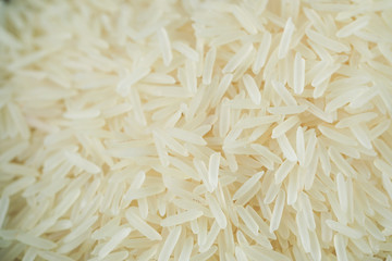 Stock of high quality asian rice