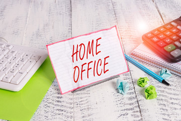 Handwriting text Home Office. Conceptual photo space designated in a demonstrating s is residence...