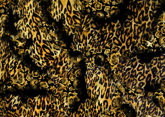 abstract exotic leopard skin texture