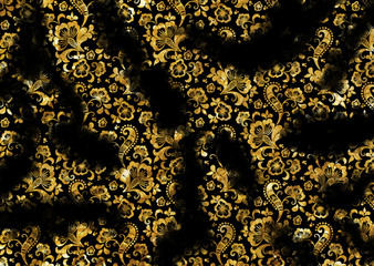 abstract geometric pattern with fabric texture