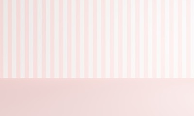 Abstract background with pink and white line. 3d rendering