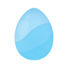 Decorated easter eggs icons