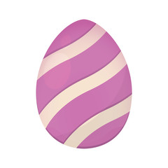 Decorated easter eggs icons
