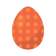 Decorated easter eggs icons