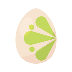 Decorated easter eggs icons