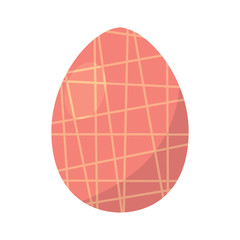 Decorated easter eggs icons