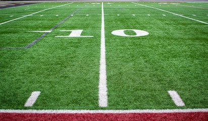Obraz premium Side lines of the football field