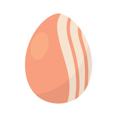 Decorated easter eggs icons