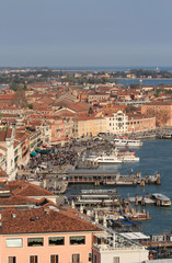 Fototapeta na wymiar Cityscape of San Marco Venice Italy