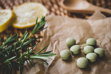 ハーブのサプリメント　オーガニックサプリのイメージ