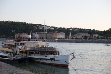 Fototapeta premium Panorama of the old city of Budapest in Hungary