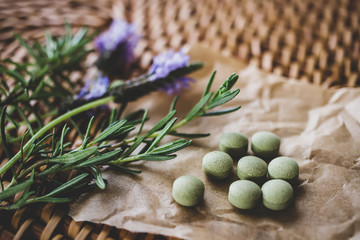 ハーブのサプリメント　オーガニックサプリのイメージ