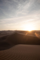Fototapeta na wymiar Desert near Lima peru