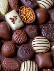 assortment of fancy chocolates