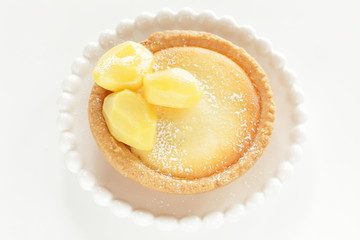 Homemade chestnut and cheese tart for confectionery 